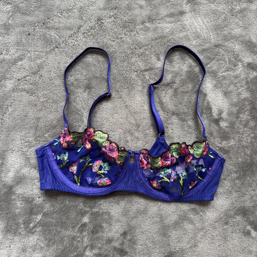 Fenty X Savage Bra 32C Western Wildflower Unlined Balconette Underwire